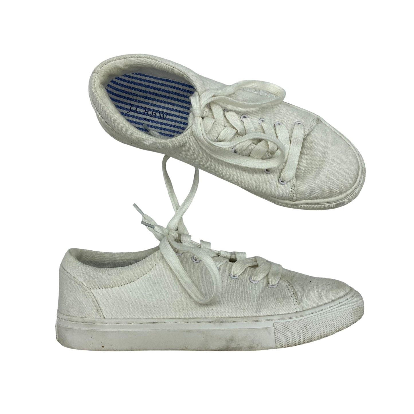WHITE SHOES SNEAKERS by J. CREW Size:8