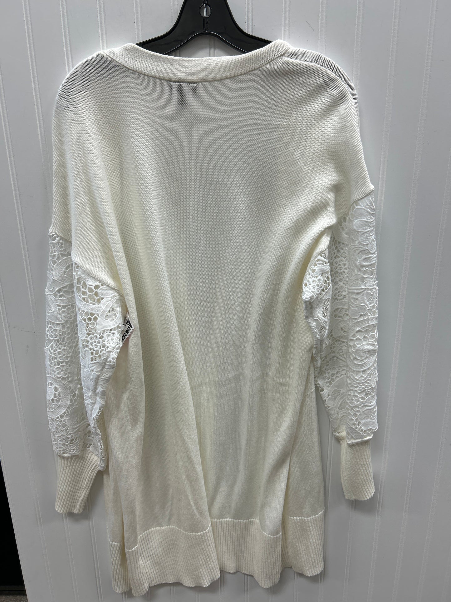 Cardigan By Torrid In Cream, Size:2X