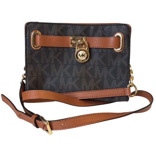 Handbag Designer By Michael Kors In Brown, Size:Small