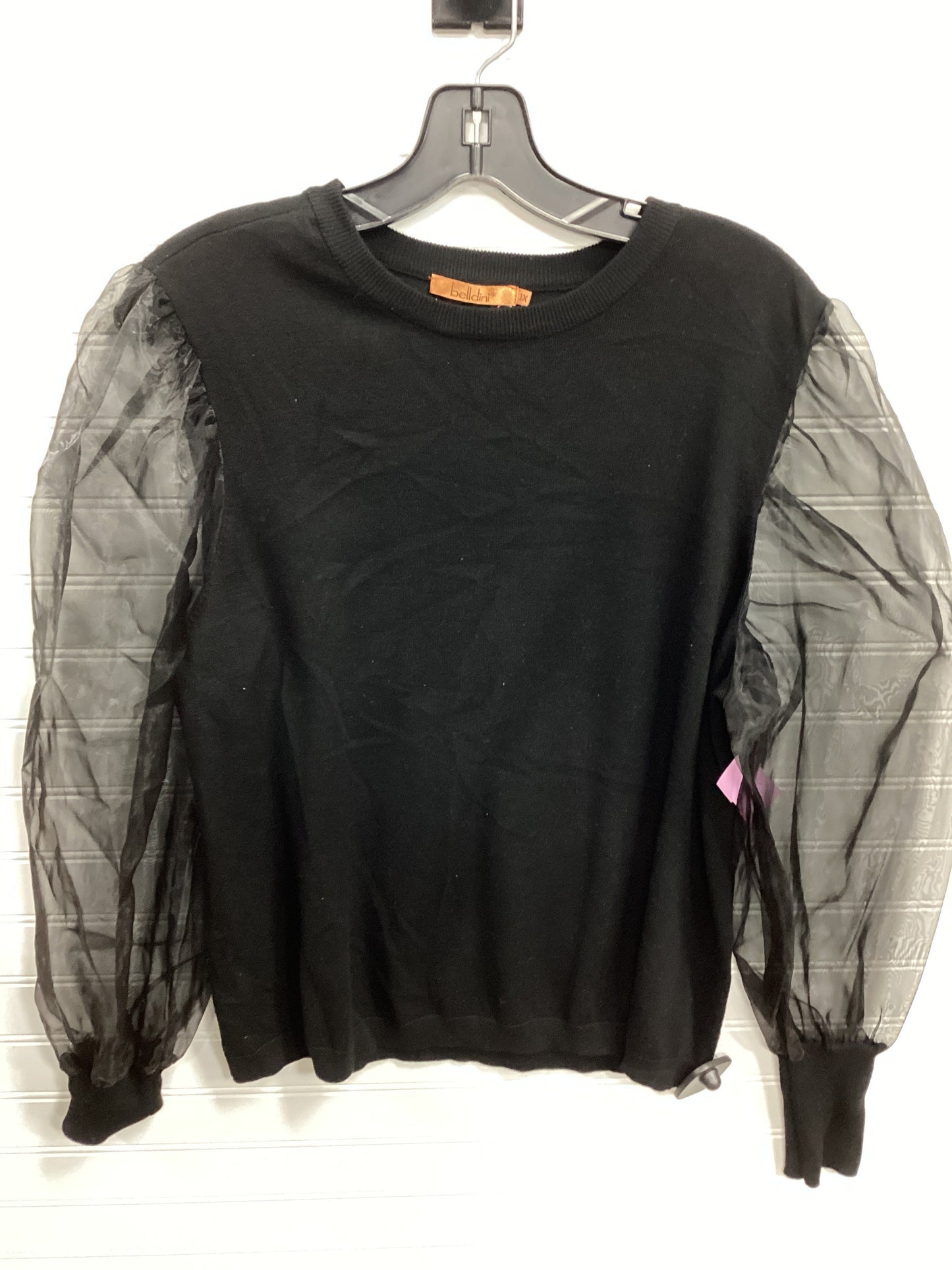 Top Ls By Belldini In Black, Size:1X