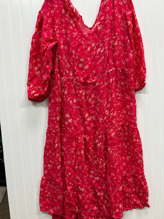 Dress Casual Maxi By Free People In Pink, Size:L