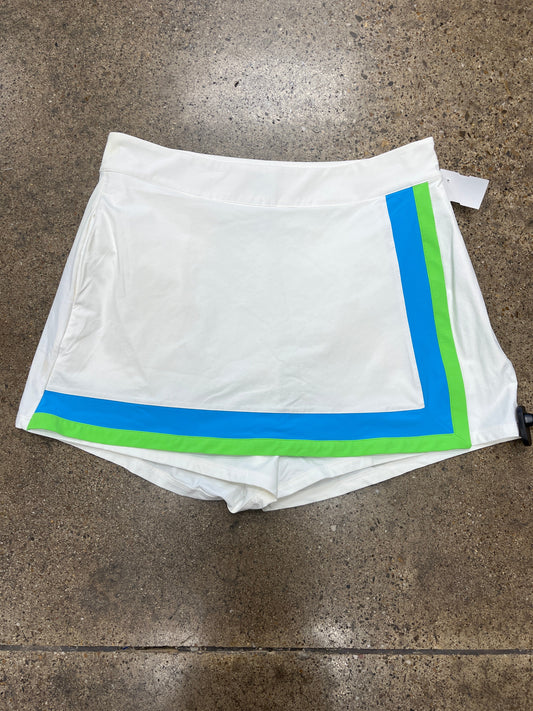 Skort By Beach Riot In White, Size:Xl