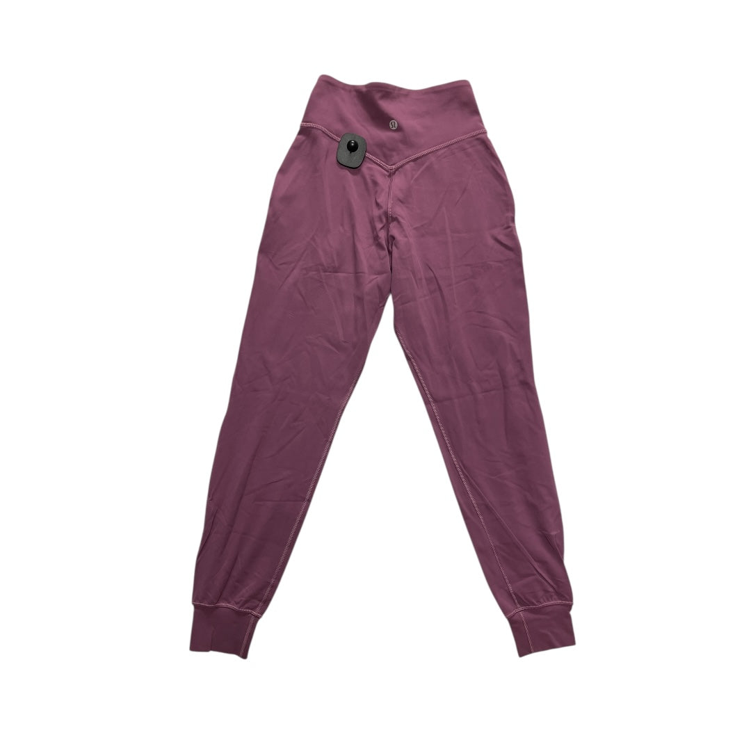 Athletic Pants By Lululemon In Pink, Size:2