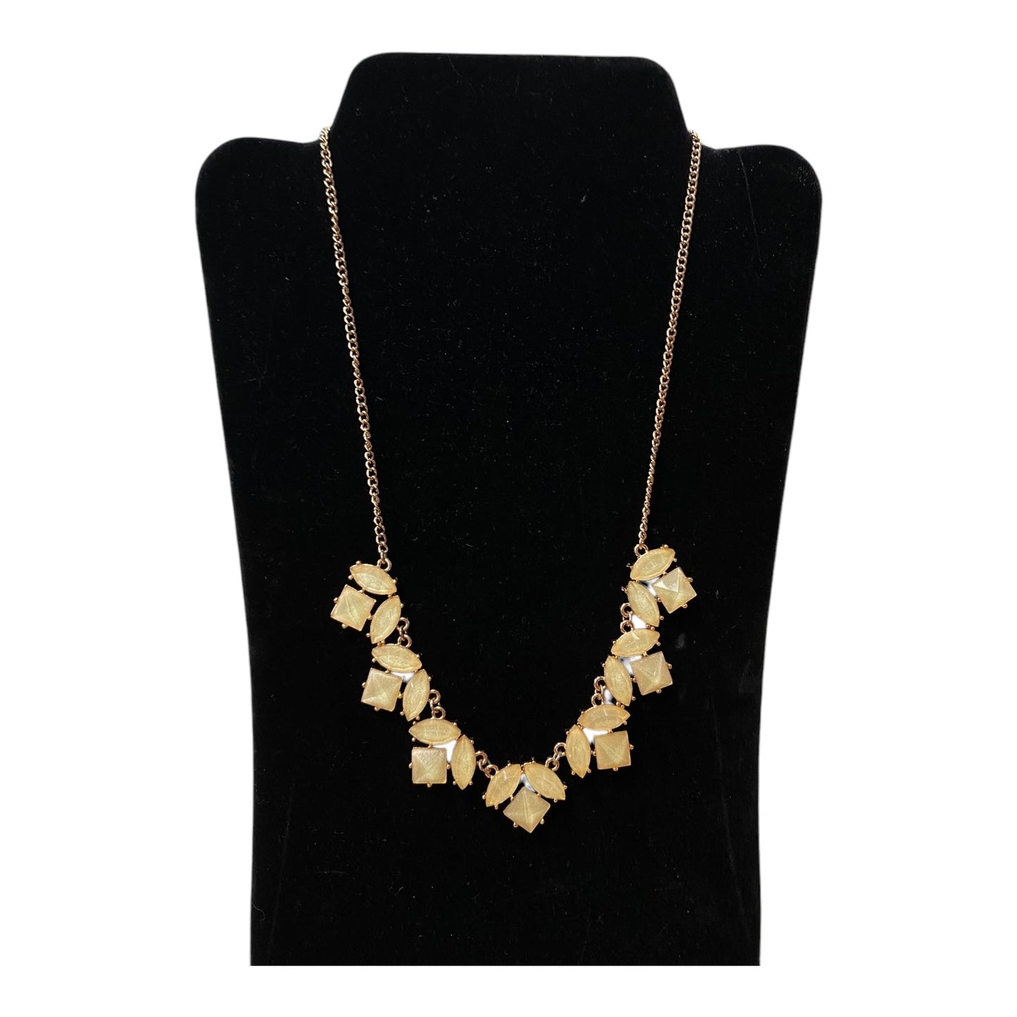 Necklace Statement By Cme In Gold & Yellow