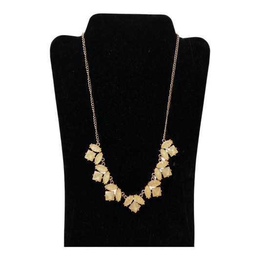 Necklace Statement By Cme In Gold & Yellow