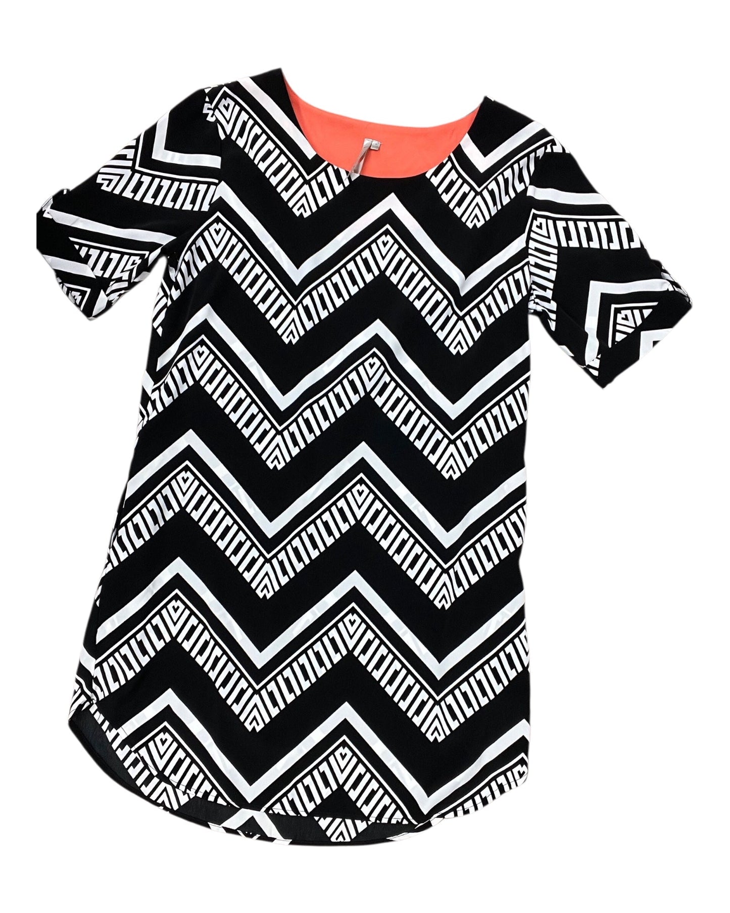 Dress Party Midi By Mono B In Black & White, Size:M