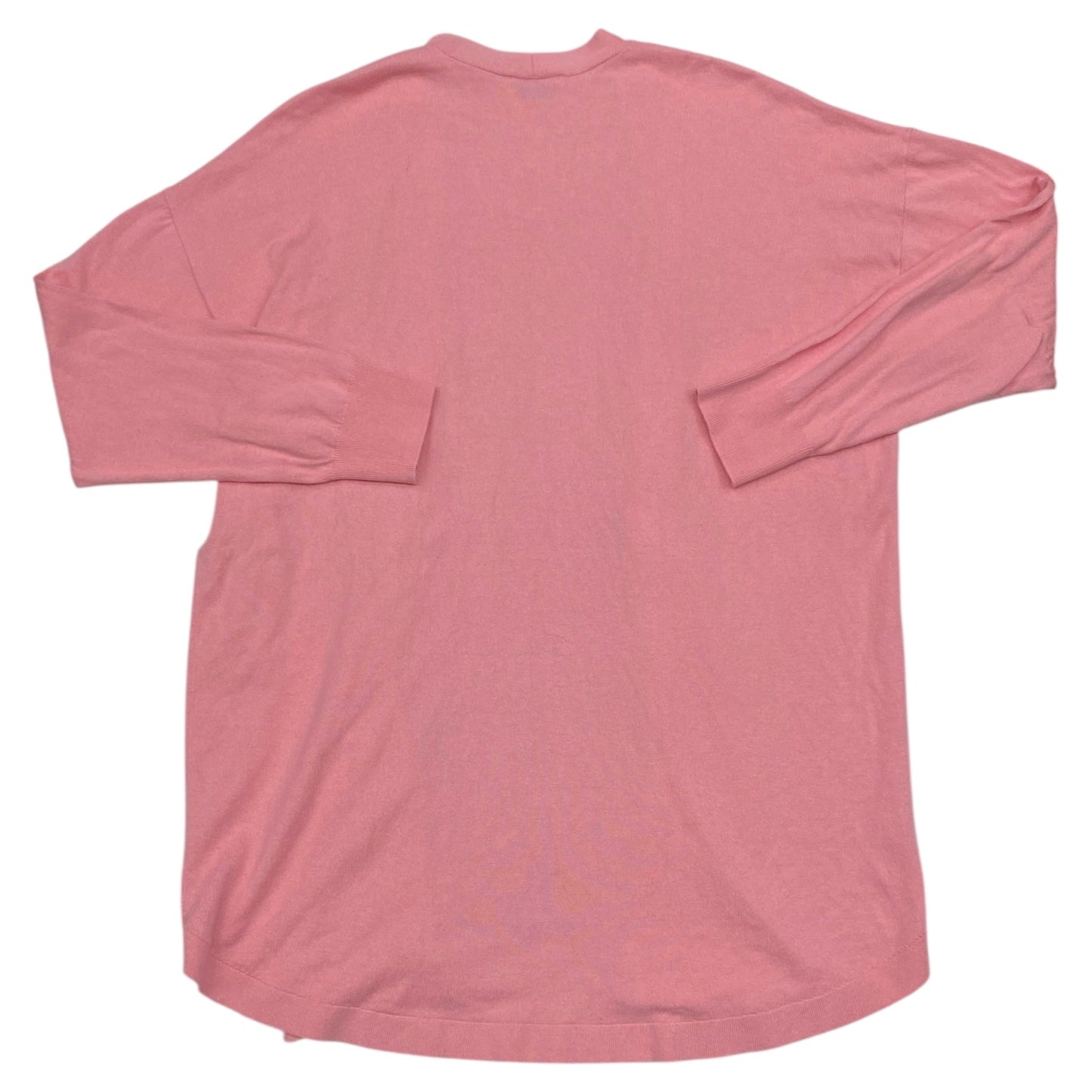 Sweater Cardigan By Loft In Pink, Size:Xl