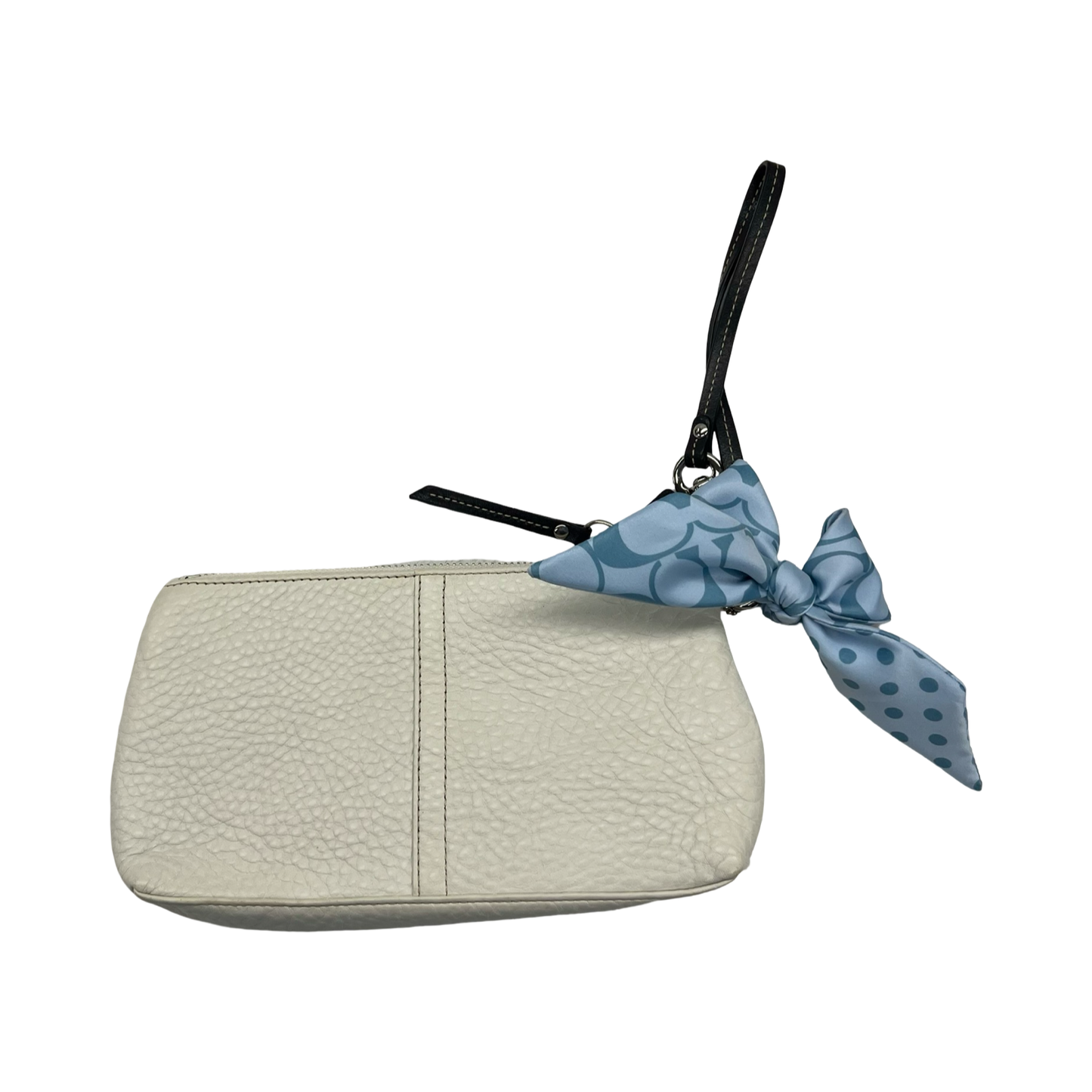 Wristlet Designer By Coach In Cream, Size:Large