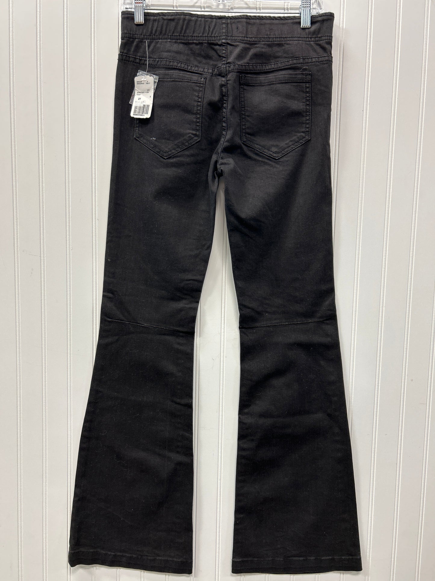 Jeans Flared By Forever 21 In Black Denim, Size:4