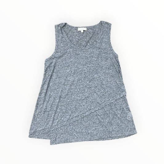 Top Sleeveless By Suzanne Betro In Grey, Size:L