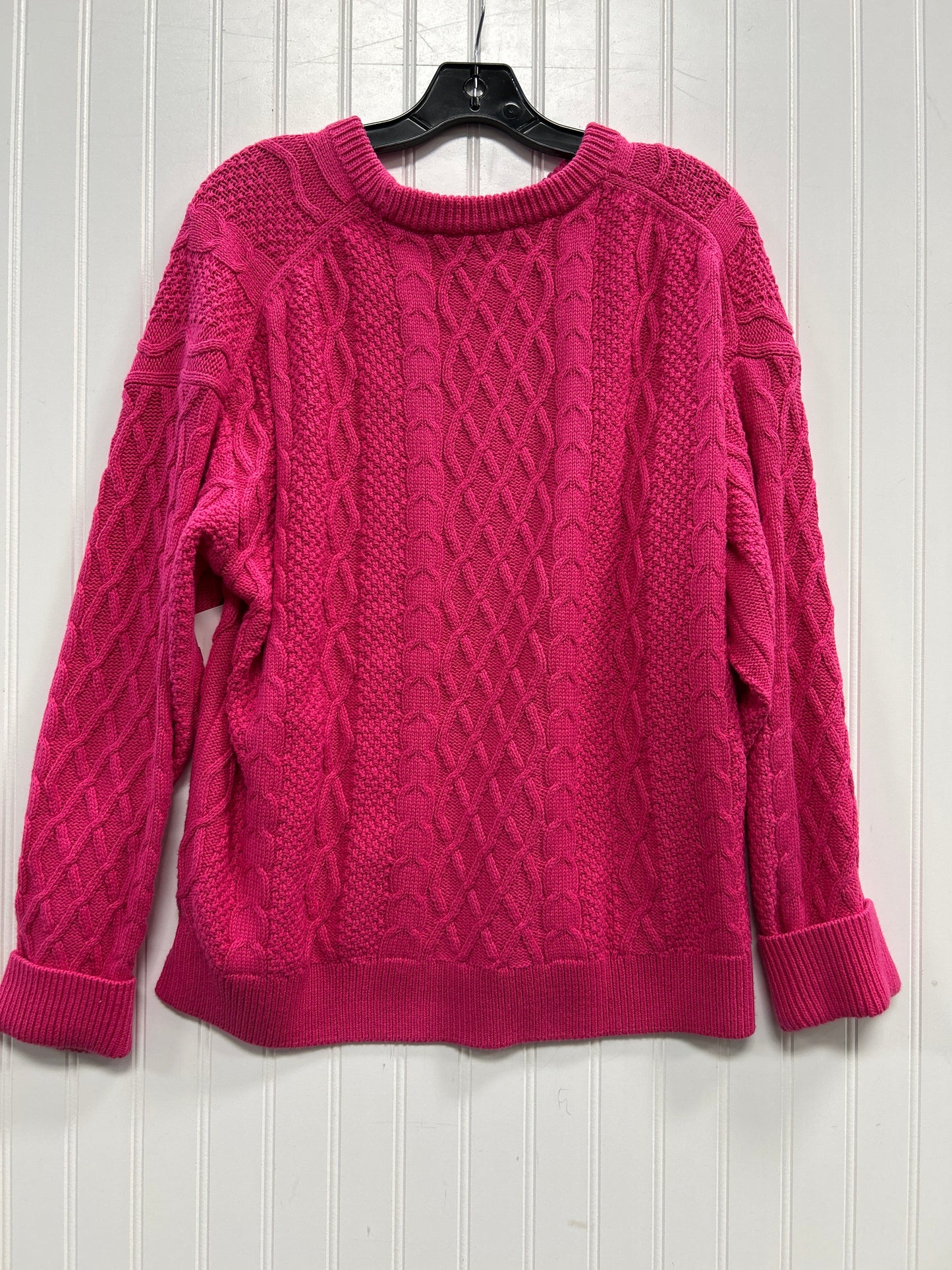 Sweater By J. Crew In Pink, Size:Xl