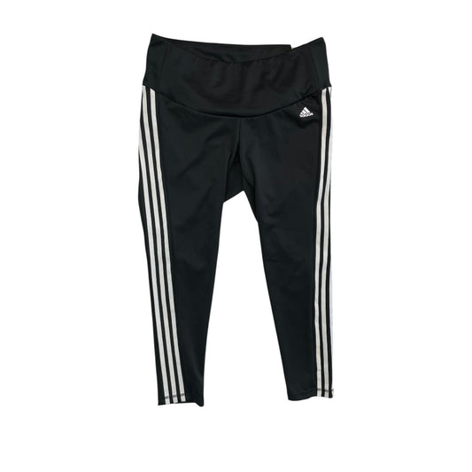 Athletic Leggings By Adidas In Black, Size:2X