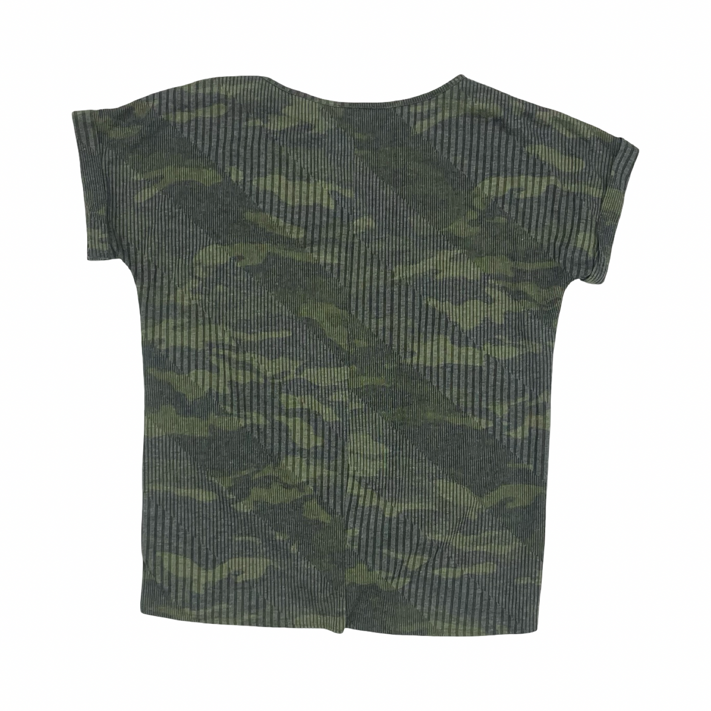 Top Ss By First Love In Camouflage Print, Size:1X