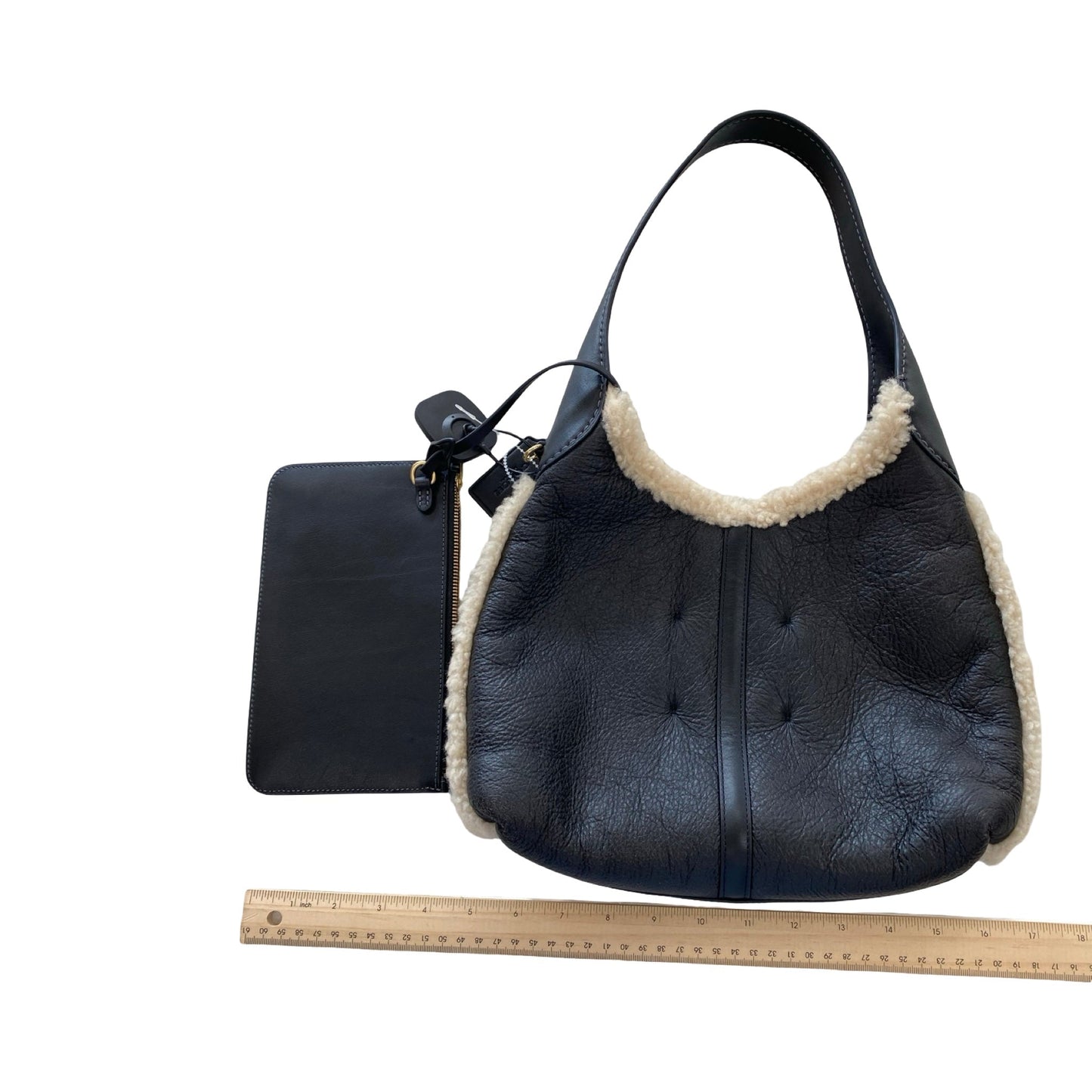 Handbag Designer By Coach In Black, Size:Medium