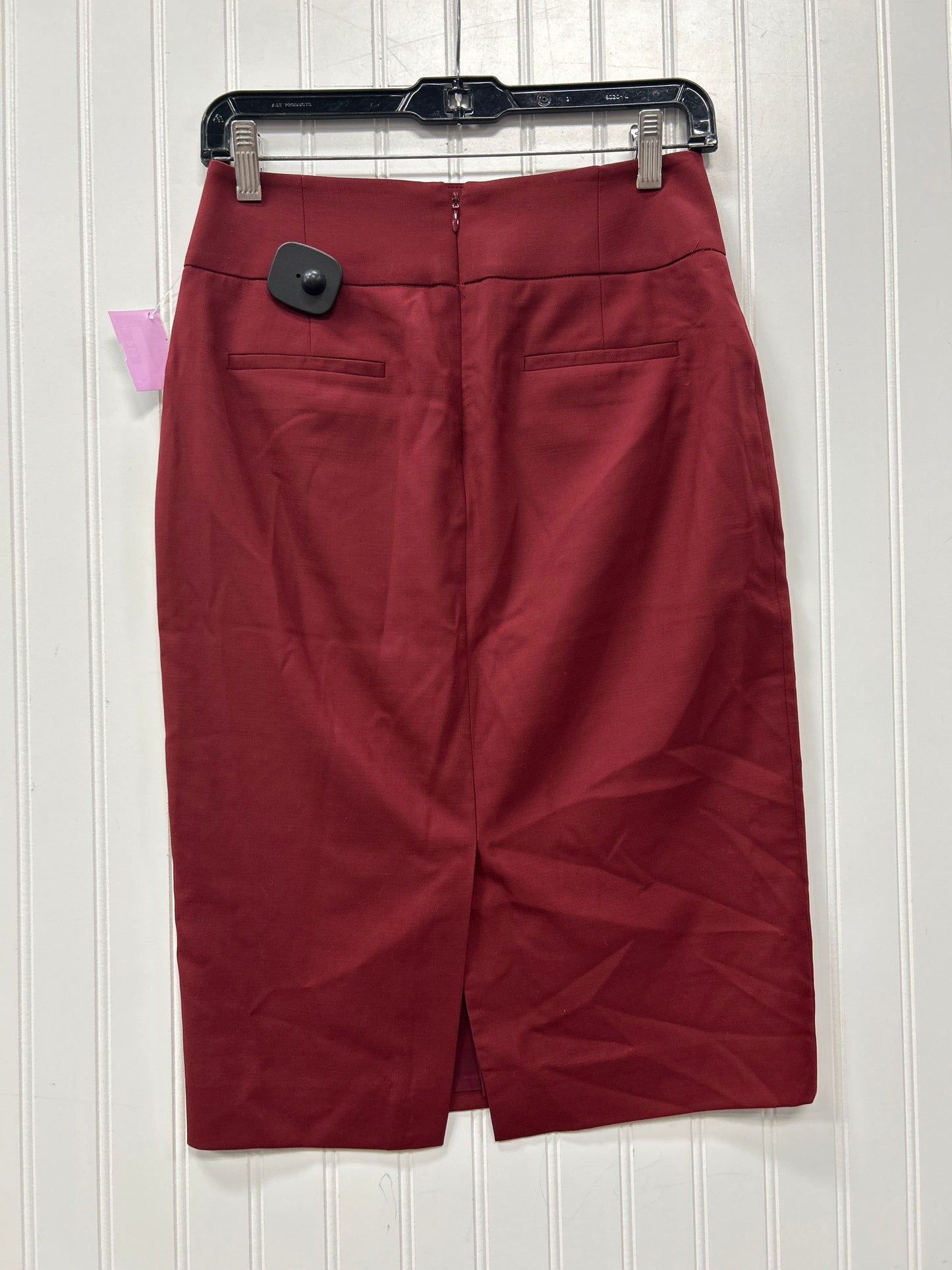 Skirt Midi By J. Crew In Red, Size:0