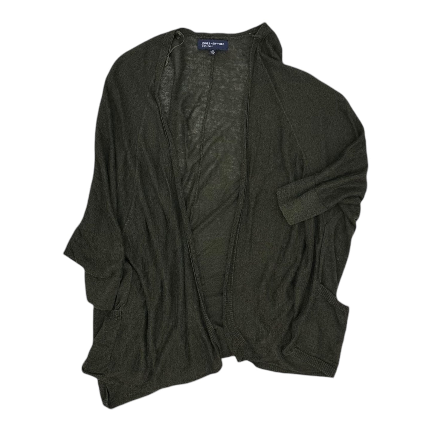 Cardigan By Jones New York In Green, Size:Xs