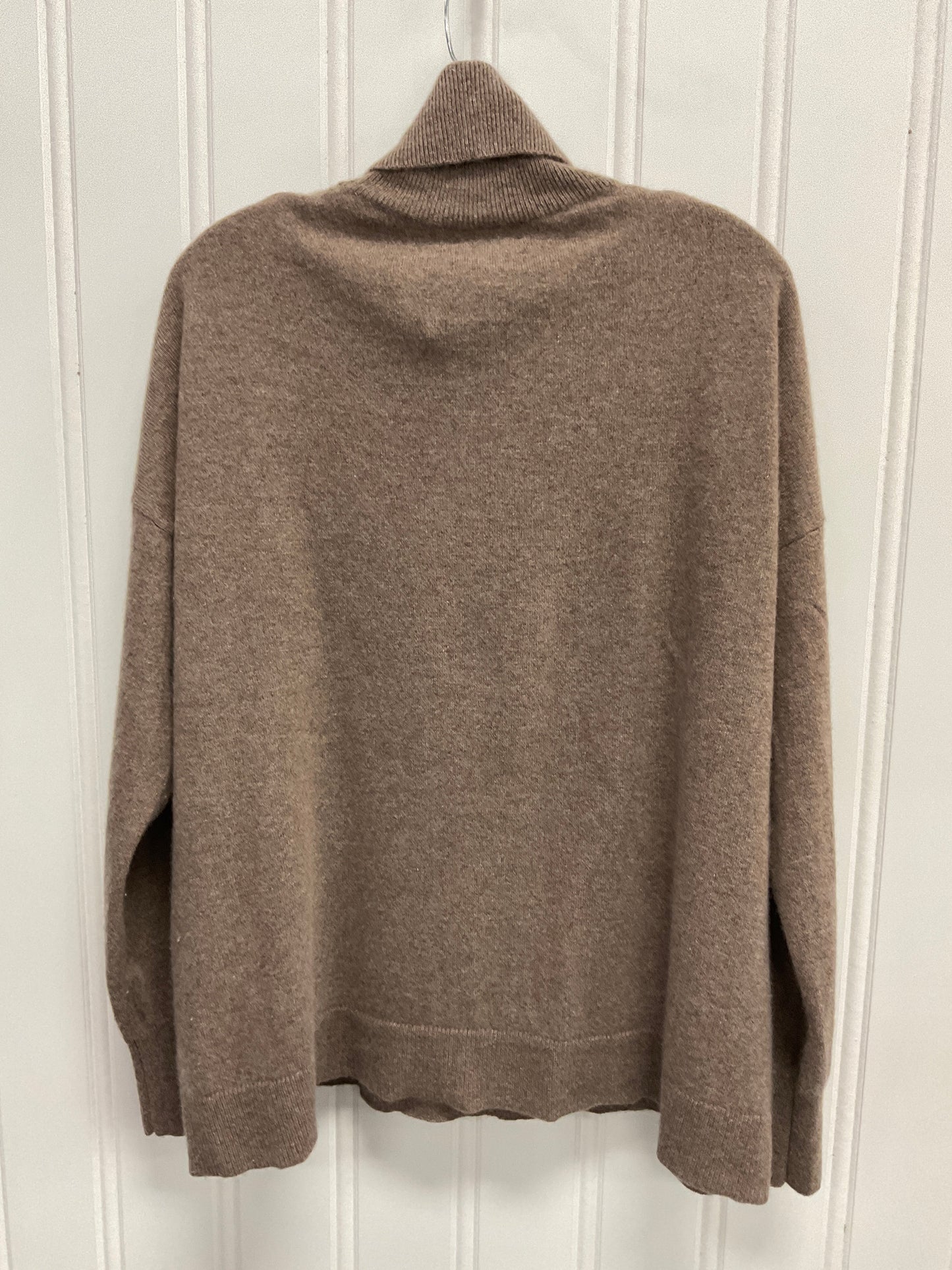 Sweater Cashmere By Nordstrom In Brown, Size:Xxl