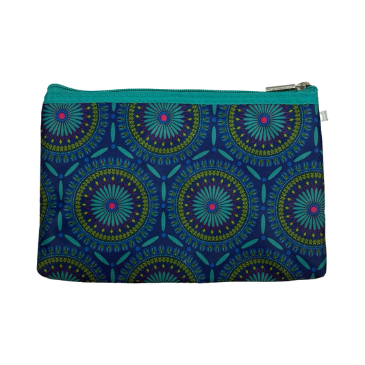 Makeup Bag By Clothes Mentor In Blue, Size:Small