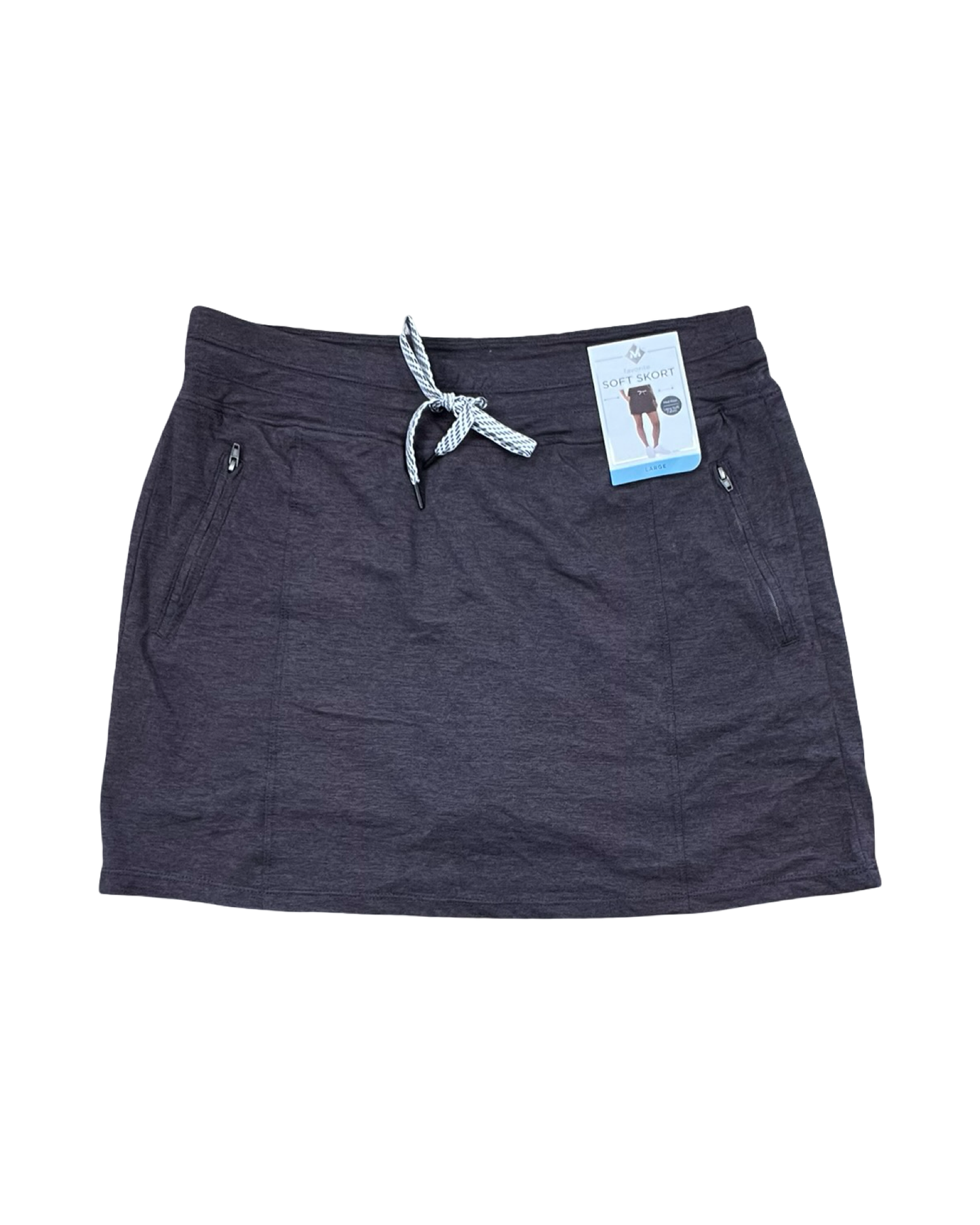 Skort By Members Mark In Purple, Size:L