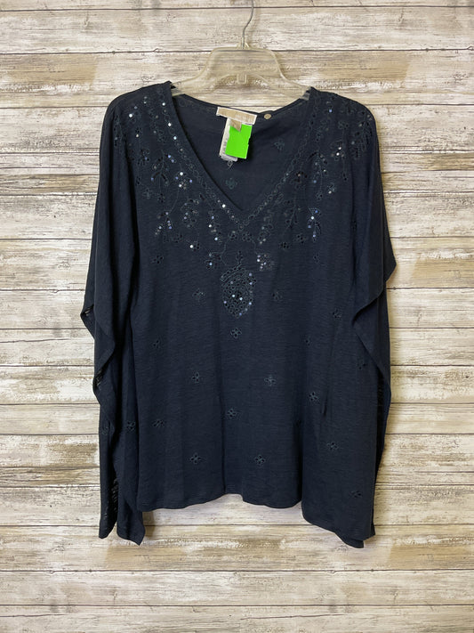Top Ss By Michael By Michael Kors In Navy, Size:Xs