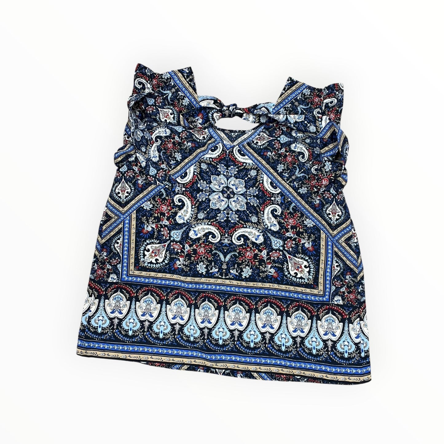 Top Ss By Cato In Blue & Red, Size:L