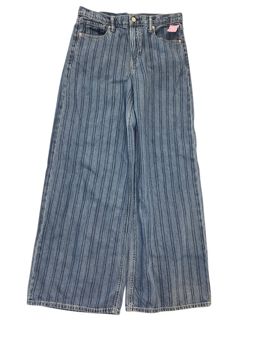 Jeans Wide Leg By Gap In Blue Denim, Size:6L