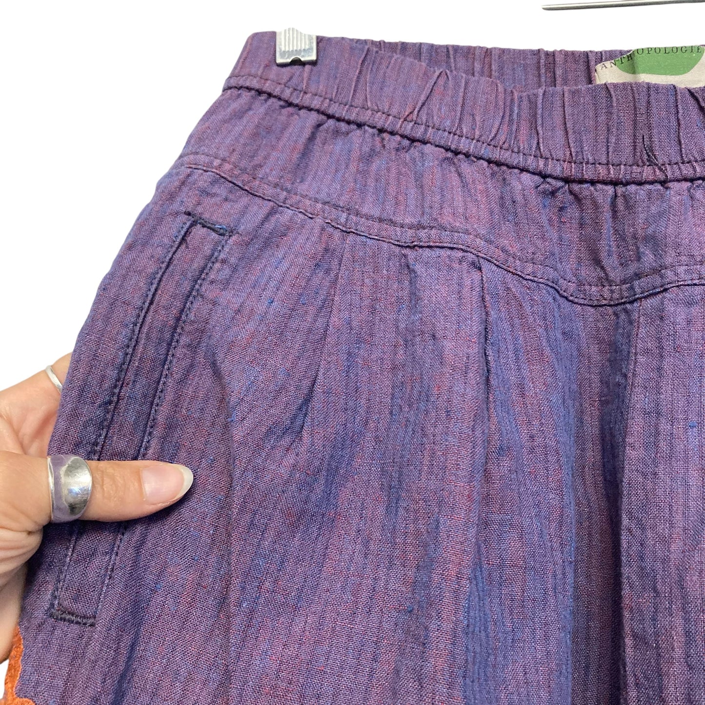 Pants Lounge By Anthropologie In Purple, Size:2