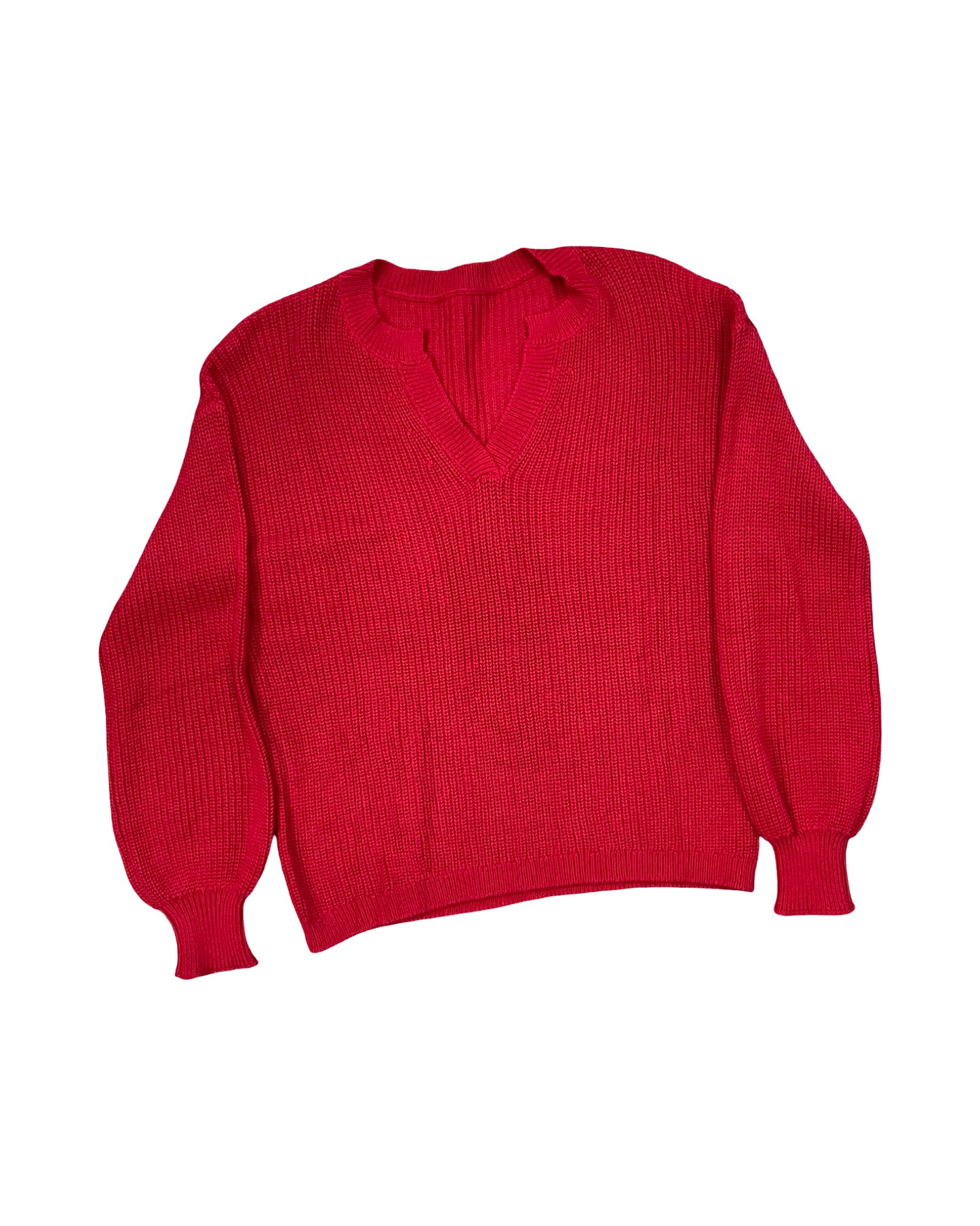 Sweater By Clothes Mentor In Red, Size:M