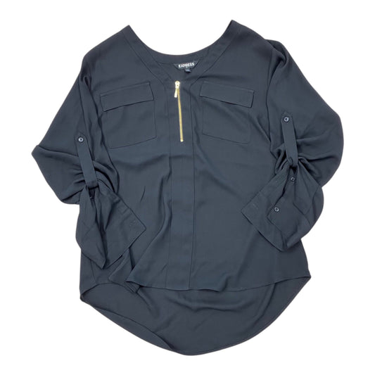 Top Ls By Express In Black, Size:L