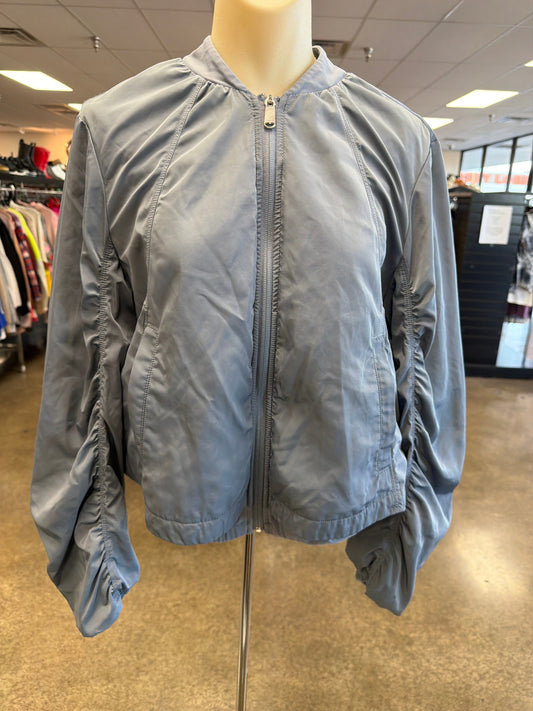 Athletic Jacket By Athleta In Grey, Size:S