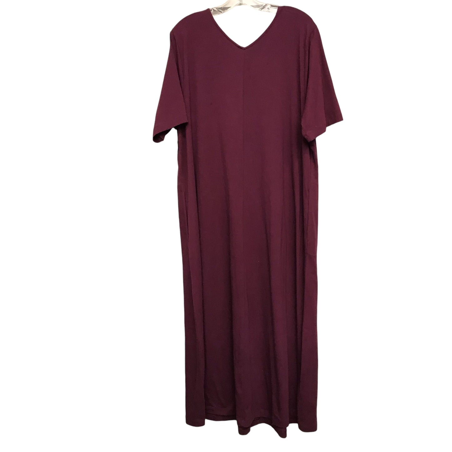 Dress Casual Maxi By J. Jill In Purple, Size:2X