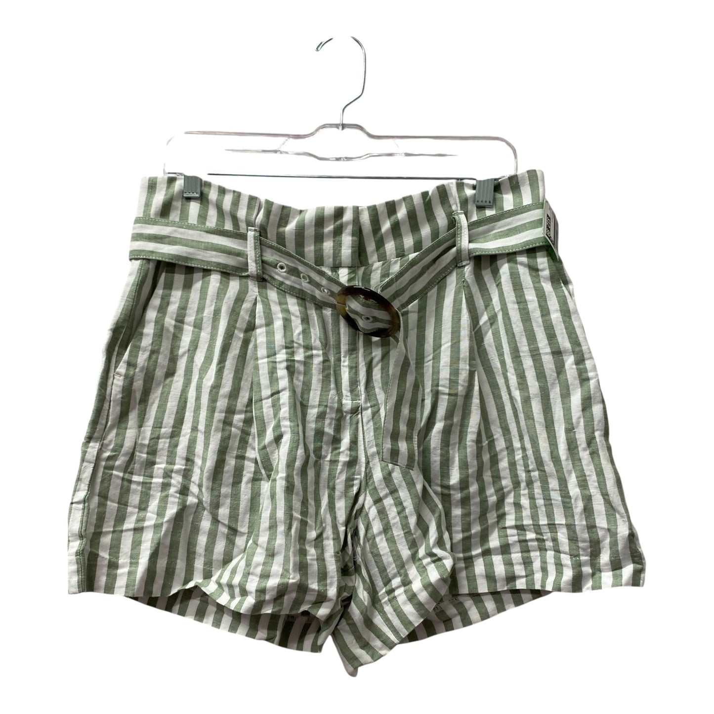 Shorts By Loft In Green & White, Size:8