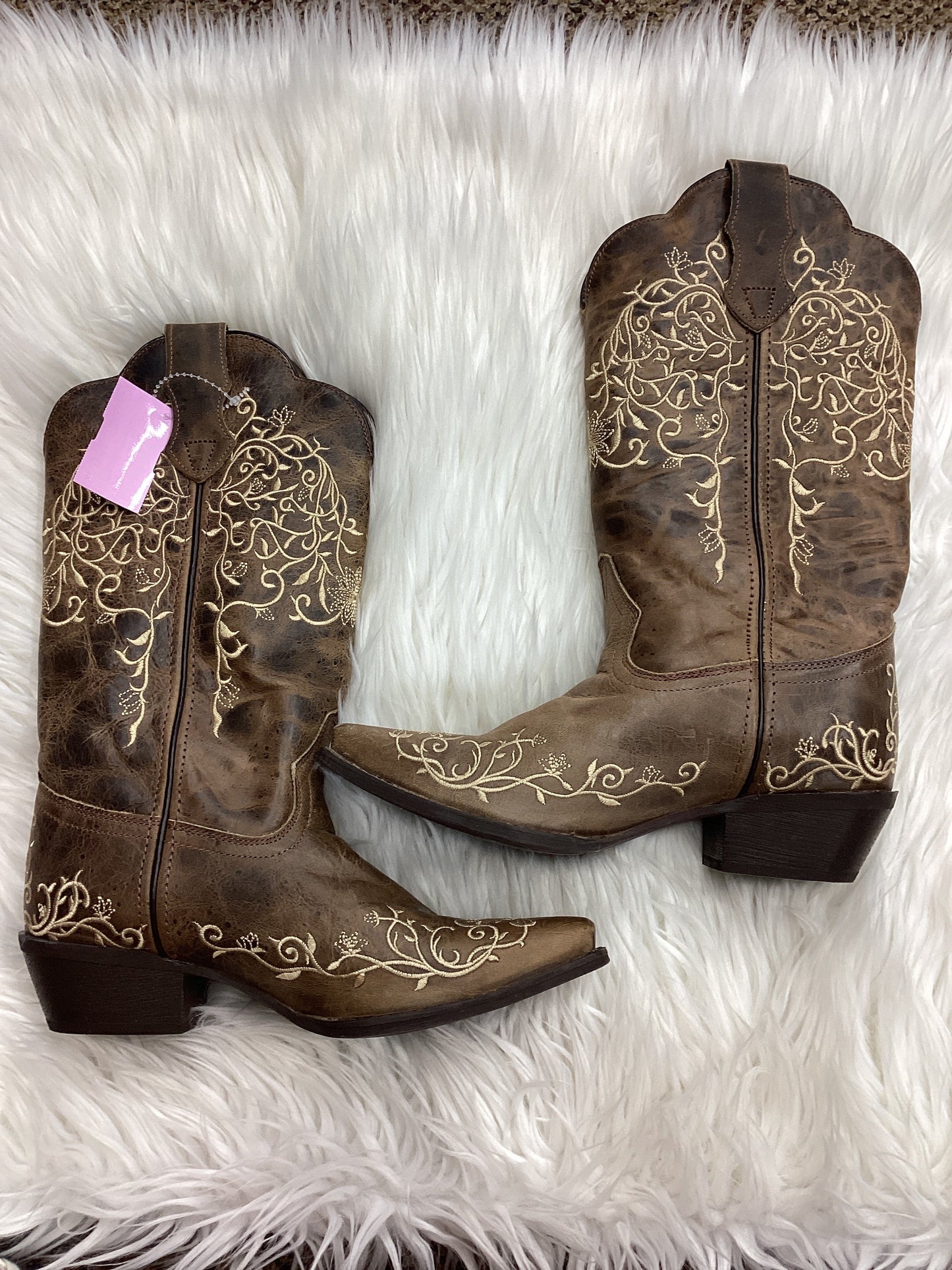 Boots Western By Laredo In Brown, Size:8