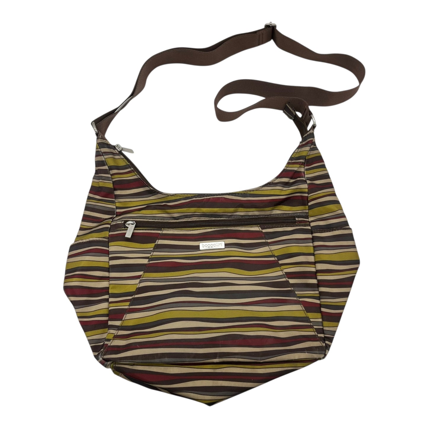 Crossbody By Baggallini In Striped Pattern, Size:Large
