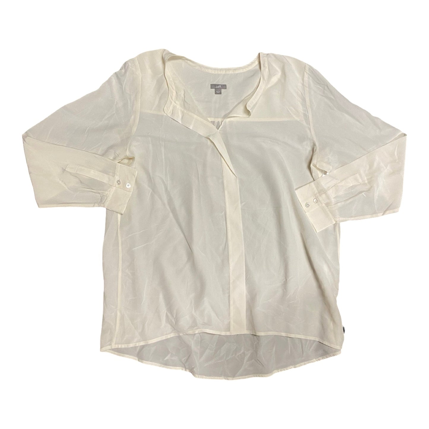Top Ls By J. Jill In Cream, Size:L