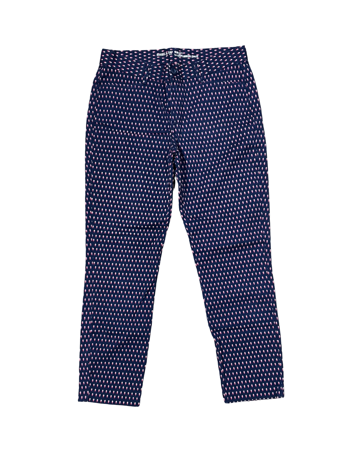Pants Cropped By Gap In Blue & Pink, Size:2