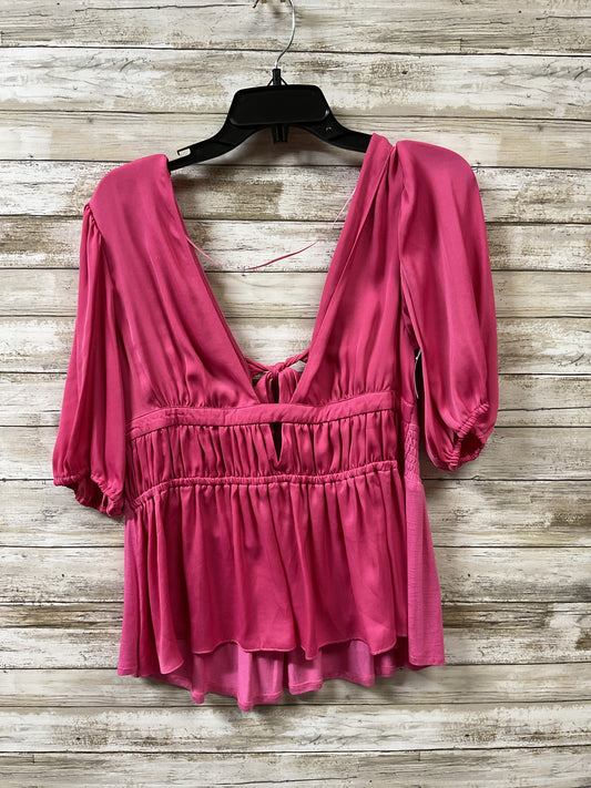 Top Ss By Dolan Left Coast In Pink, Size:M