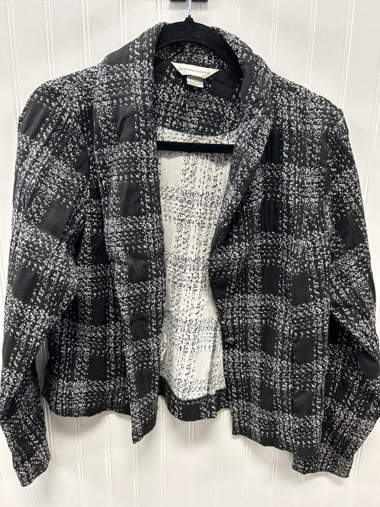 Blazer By Christopher And Banks In Black & White, Size:M