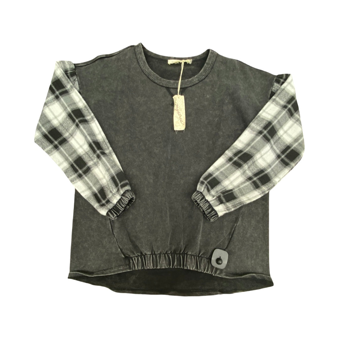 Top Ls By Mystree In Grey, Size:S