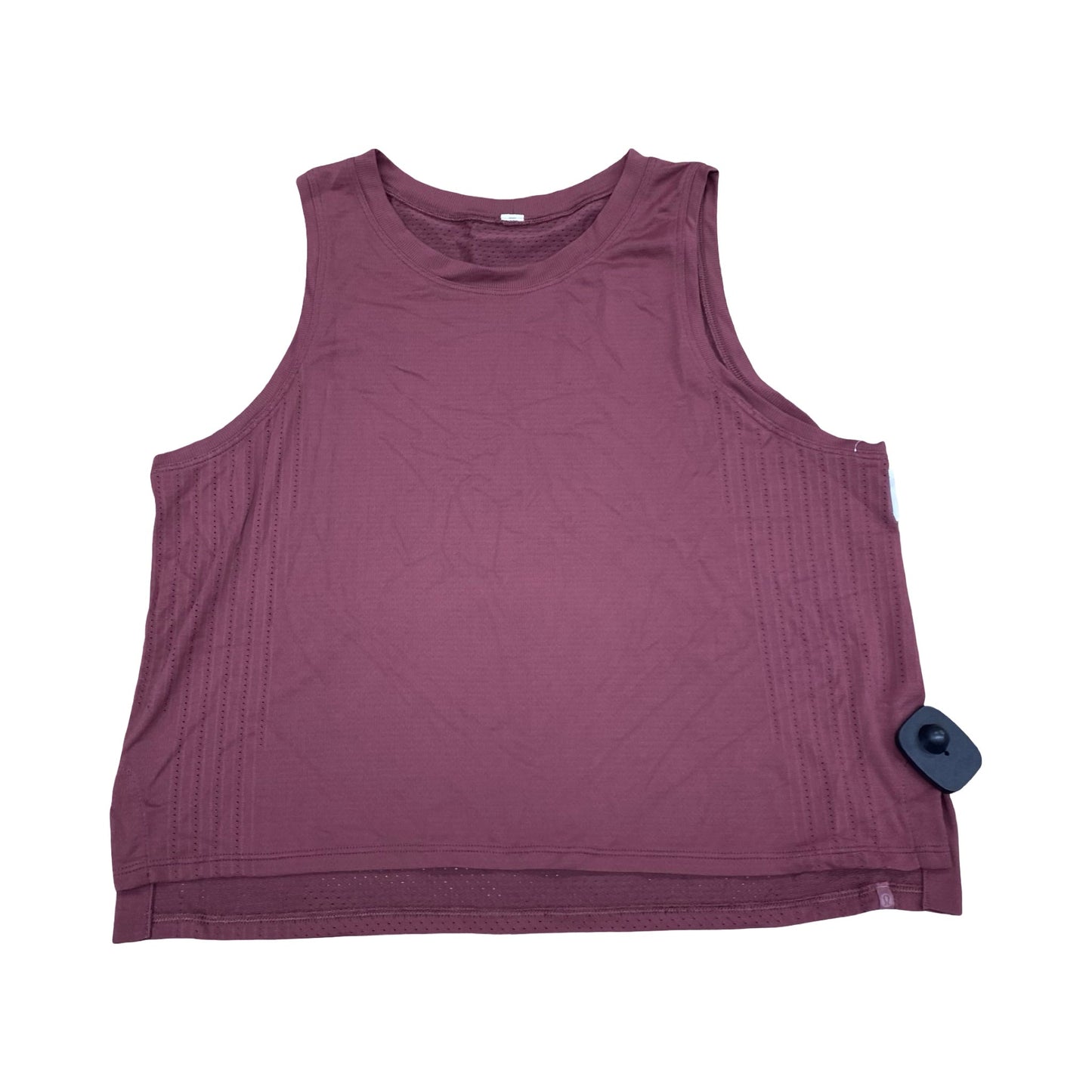 Athletic Tank Top By Lululemon In Mauve, Size:L