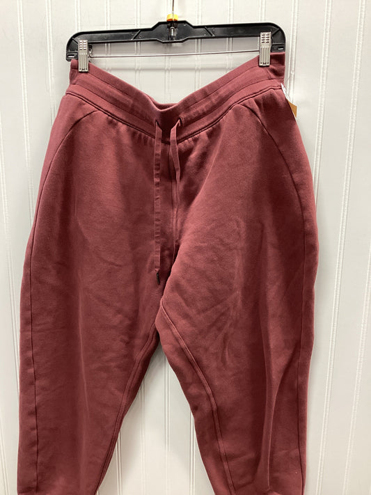 Athletic Pants By Lululemon In Pink, Size:L