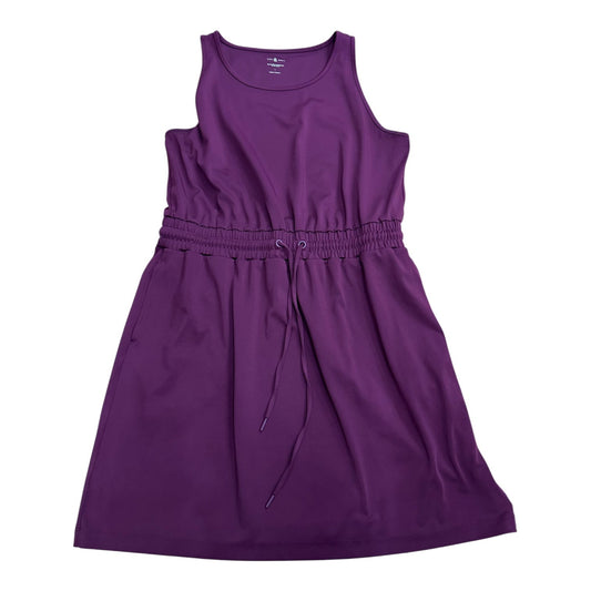 Athletic Dress By Lou And Grey In Maroon, Size:L