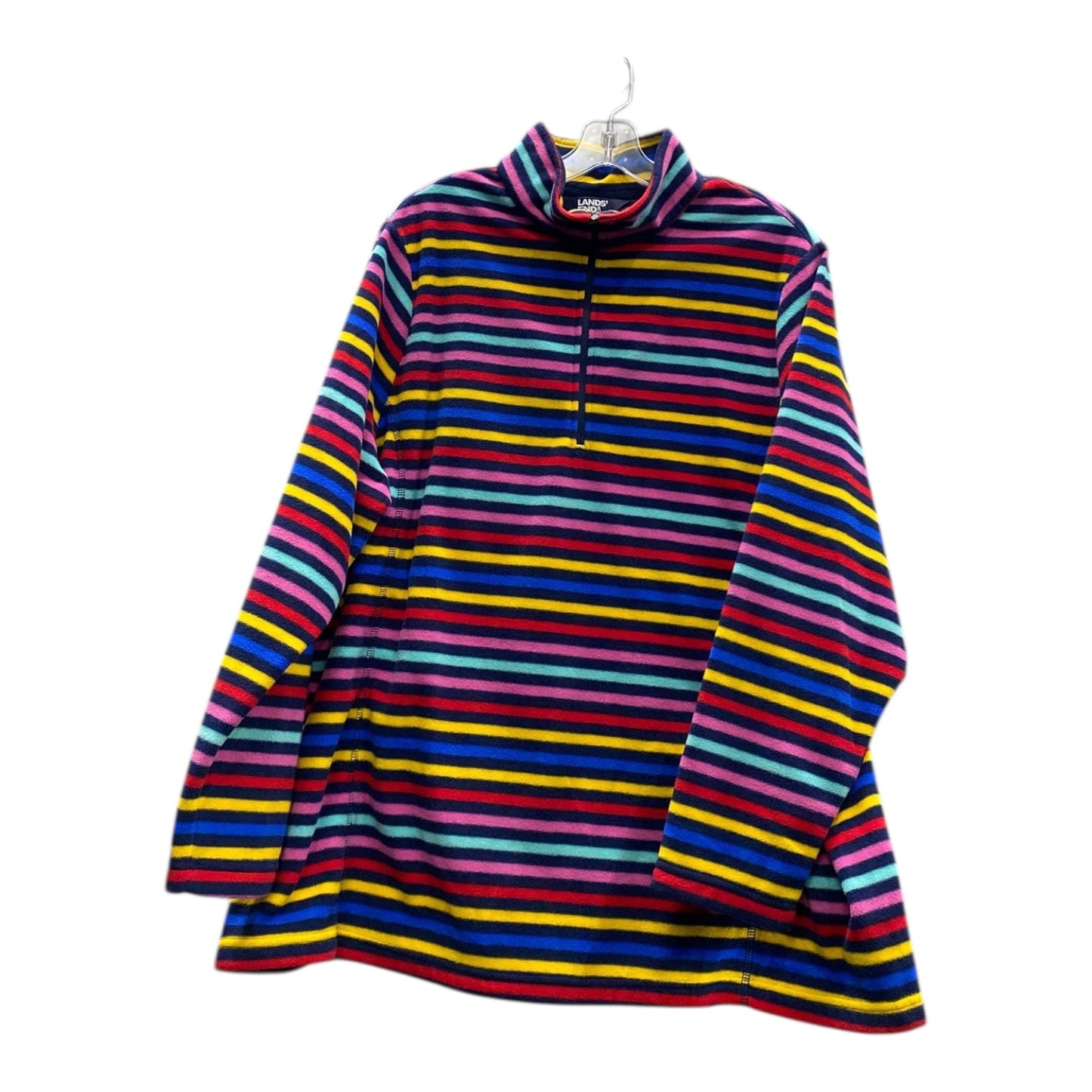 Jacket Fleece By Lands End In Multi, Size:2X