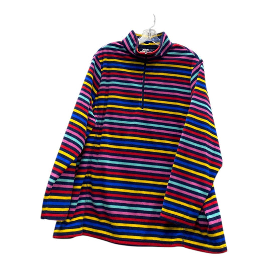 Jacket Fleece By Lands End In Multi, Size:2X