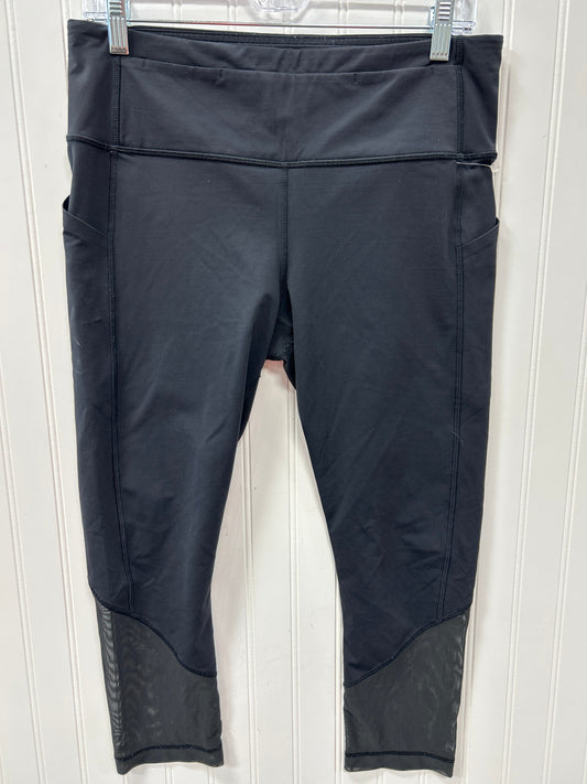 Athletic Leggings Capris By Lululemon In Black, Size:10