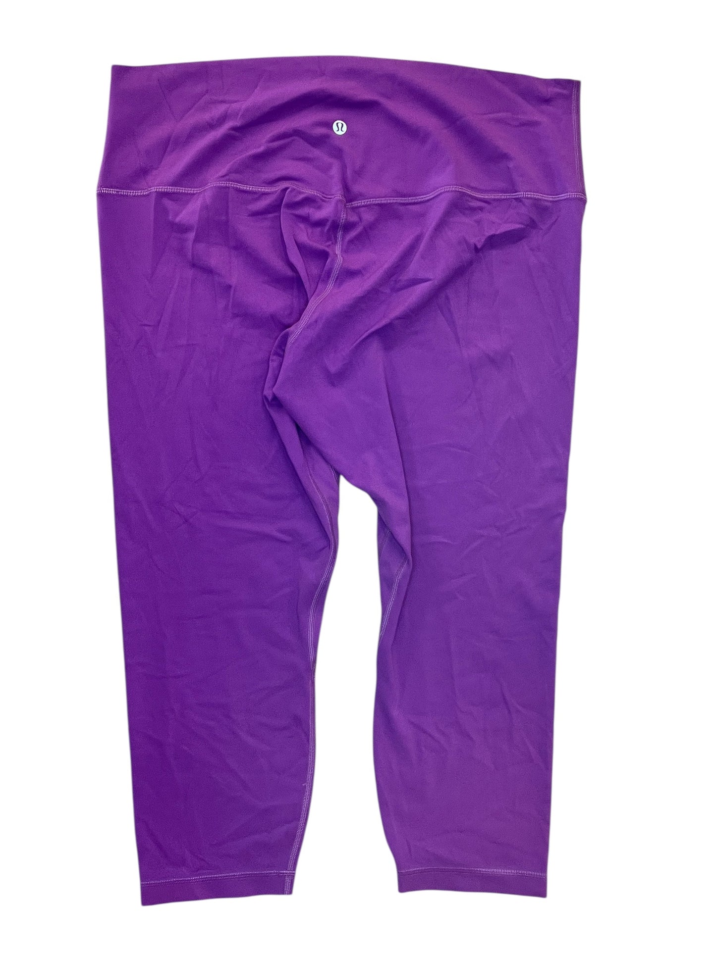 Athletic Leggings By Lululemon In Purple, Size:Xxl