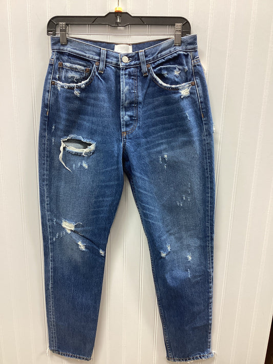 Jeans Straight By Cmc In Blue Denim, Size:6