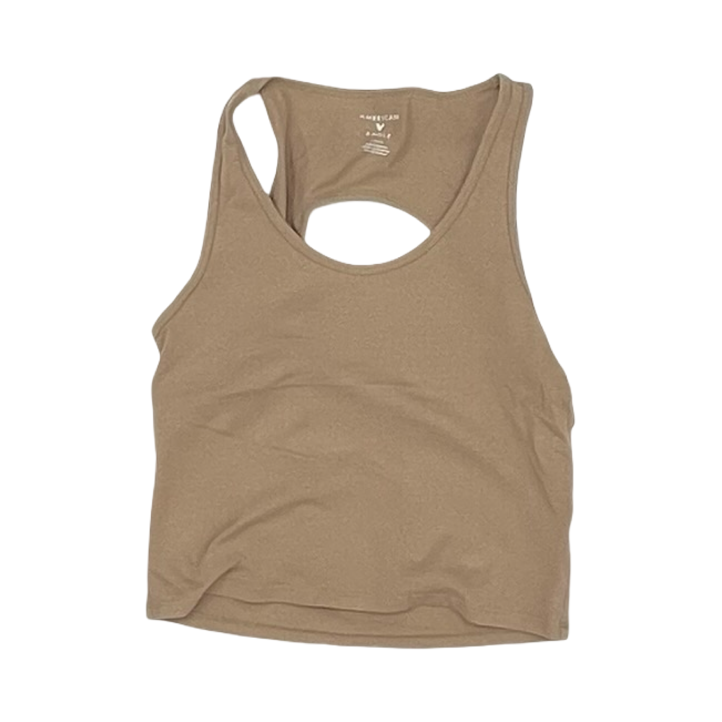 Top Sleeveless By American Eagle In Tan, Size:L
