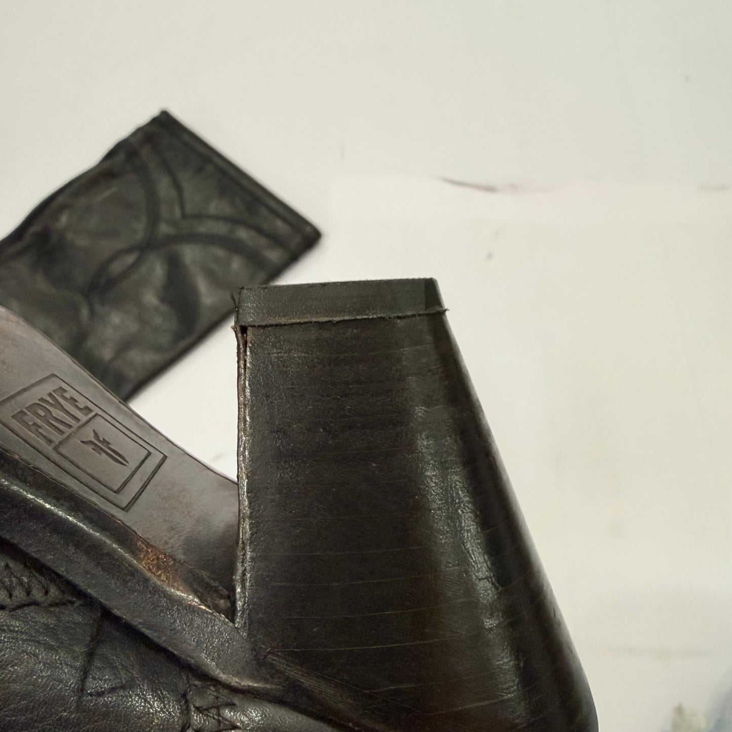 Boots Designer By Frye In Black, Size: 6