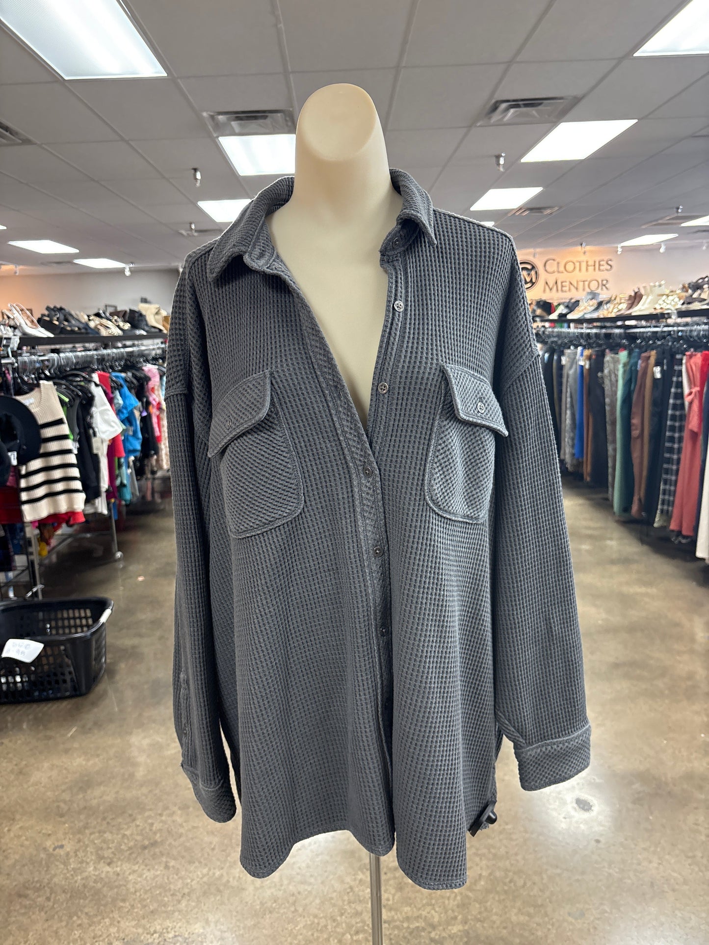 Top Ls By Aerie In Grey, Size:M